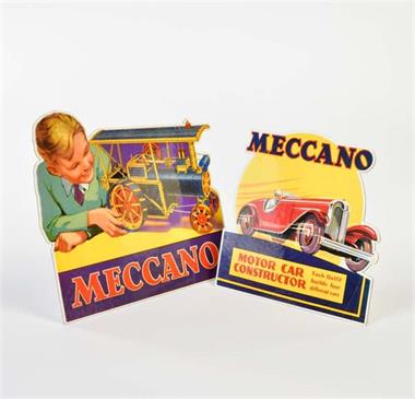Meccano, 2 Werbeaufsteller