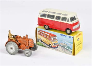 Dinky Toys, Mercedes Bus 541 + Field Marshall Traktor