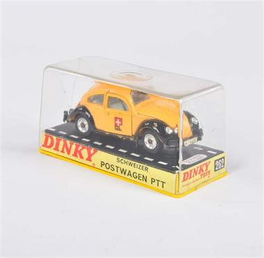 Dinky Toys, VW Käfer 262 - Schweizer Postwagen PTT-