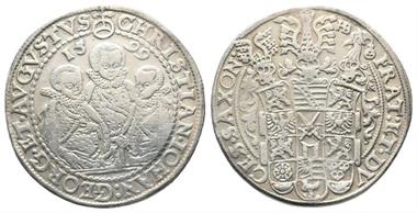 Sachsen, Christian II. Johann Georg I. und August 1591-1611, Reichstaler 1599