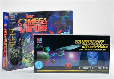 MB Spiele, Raumschiff Enterprise + Der Omega Virus