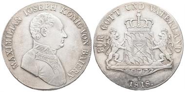 Bayern, Maximilian I. Joseph. 1806-1825, Konv.- Taler 1818