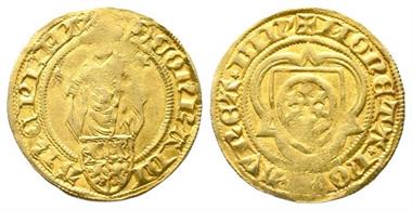 Mainz, Konrad III. von Dhaun 1419-1434. Goldgulden o.J. (1427/1428)