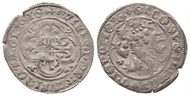 Sachsen, Wilhelm I. 1381-1407, Kreuzgroschen o.J.