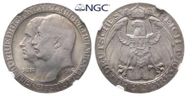 Preußen, Wilhelm II. 1888-1918, 3 Mark 1910