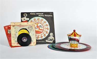 Magic Mirror, Spiegel + 9 Schallplatten, 3 Kinderschallplatten