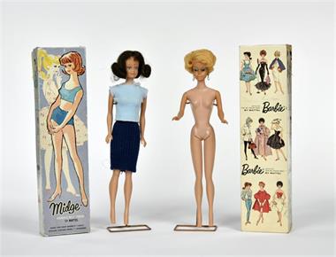 Barbie + Midge, 2 Puppen