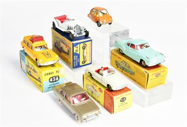 Dinky Toys, Corgi Toys & Matchbox, Konvolut Fahrzeuge