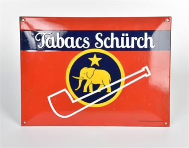 Tabacs Schürch, Emailleschild
