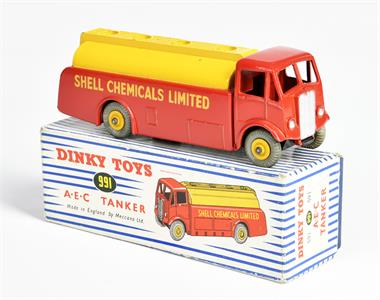 Dinky Toys, 991 AEC Monarch Thompson Shell Chemicals Tanker
