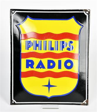 Philips Radio, Emailleschild