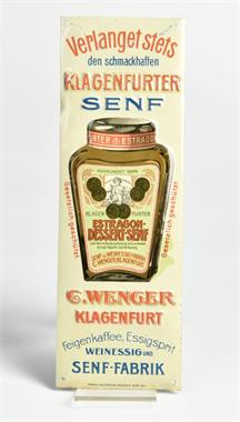 Klagenfurter Senf, Blechschild