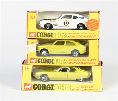 Corgi Whizzwheels, 3 Modelle