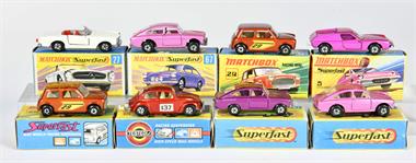 Matchbox, 8 Superfast Modelle