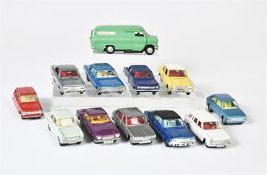 Dinky Toys, 12 Modelle