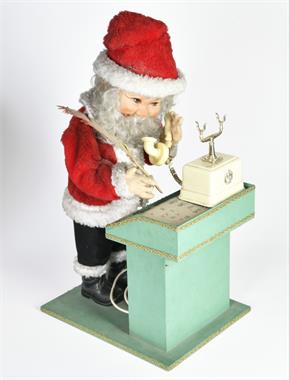Weihnachtsmann mit Telefon Automat