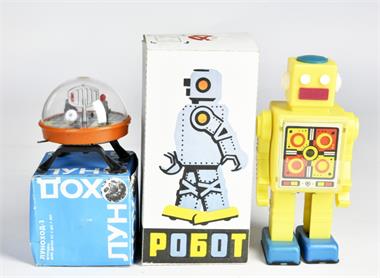 Roboter Pogot & Space Capsule