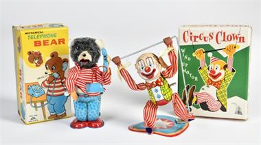 Alps, Telephone Bear & Modern Toys, Circus Clown