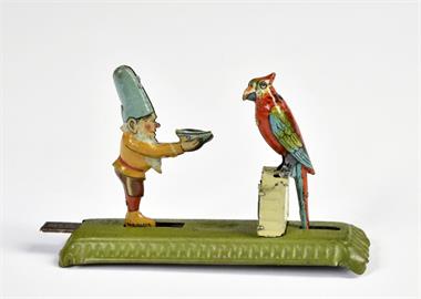 Meier, Penny Toy Zwerg mit Papagei