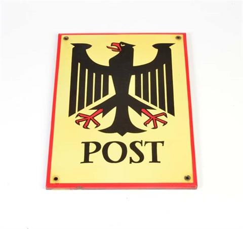 Emailleschild "Post"