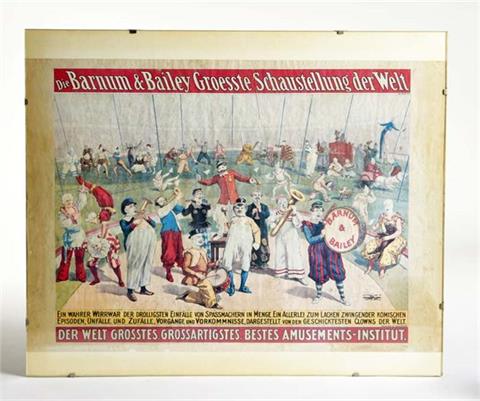 Plakat "Die Barnum & Bailey Groesste Schaustellung der Welt"