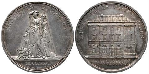 Hamburg Stadt, Silbermedaille 1826